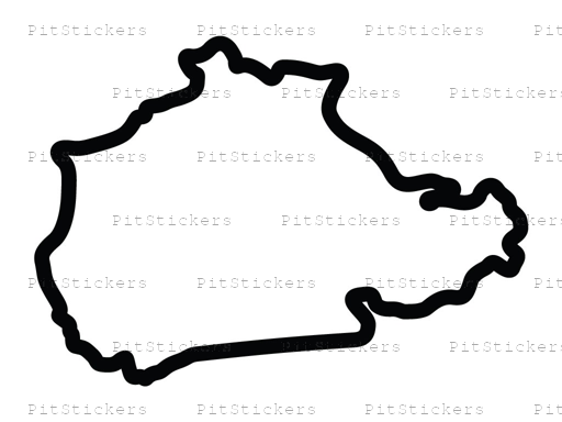 Nurburgring Nordschleife Northern Loop Sticker