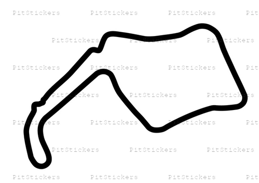 Oulton Park GP Circuit Sticker
