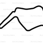 Oulton Park Island Circuit Sticker