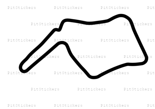 Oulton Park Island Circuit Sticker