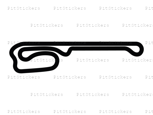 Palm Beach Int'l Raceway Road Course Sticker