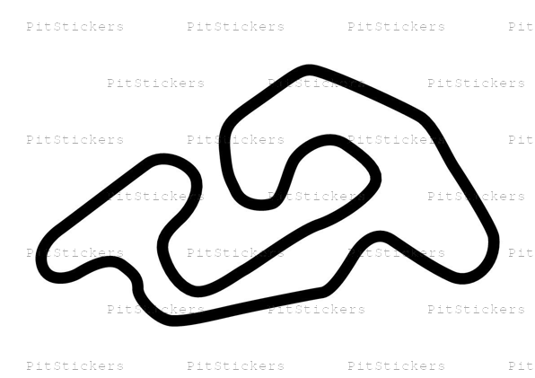 Pannonia Ring Kart Track Sticker