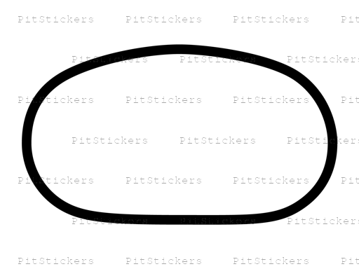 Pikes Peak International Raceway Oval Sticker