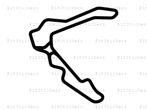 Pittsburgh International Race Complex Full Course Sticker