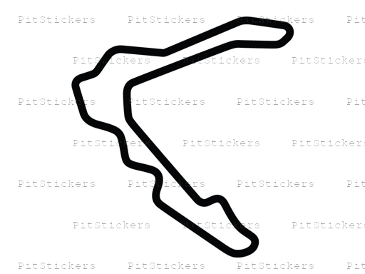 Pittsburgh International Race Complex Outer Course Sticker