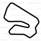 Pocono Int'l Raceway East Option 1 Course Sticker