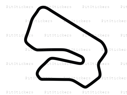 Pocono Int'l Raceway East Option 1 Course Sticker
