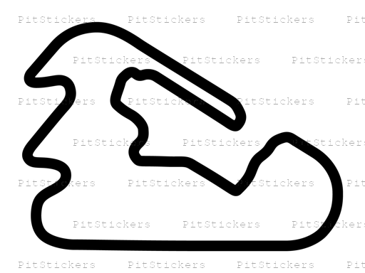 Pocono Int'l Raceway Extra Long Course Sticker