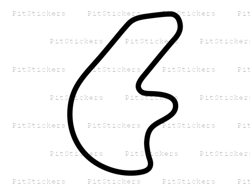 Pocono Int'l Raceway North Option 1 Course Sticker