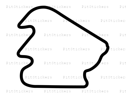Pocono Int'l Raceway North South Option 2 Course Sticker
