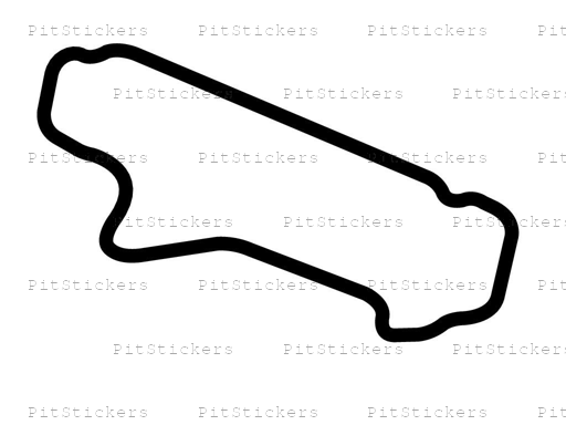 Pocono Int'l Raceway South East Option 1 Course Sticker