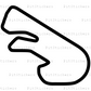 Pocono Int'l Raceway South East Option 3 Course Sticker