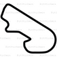 Pocono Int'l Raceway South East Option 5 Course Sticker