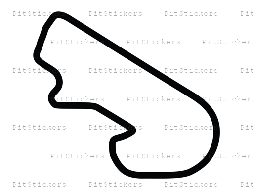 Pocono Int'l Raceway South East Option 5 Course Sticker