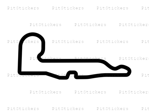 Pomona Road Circuit Sticker