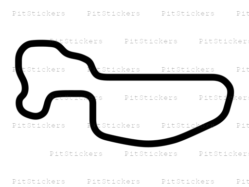 Porsche Experience Center (Atlanta) Outer Course Sticker