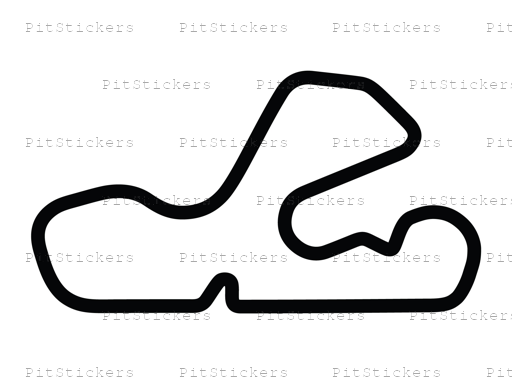 Putnam Park Long Road Course with Chicane A and Loop Sticker