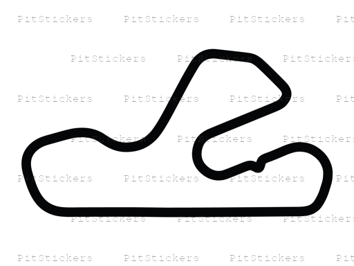 Putnam Park Long Road Course with Chicane B Sticker