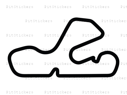 Putnam Park Long Road Course with Chicane C and Loop Sticker