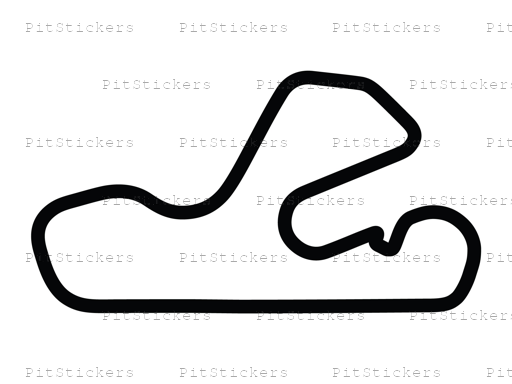 Putnam Park Long Road Course with Chicane C Sticker