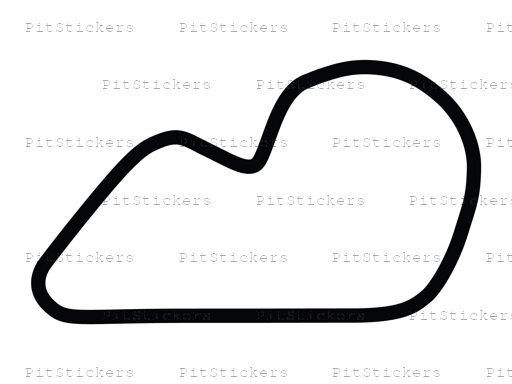 Putnam Park Short Road Course with Chicane A Sticker