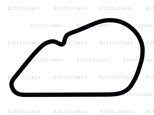 Putnam Park Short Road Course with Chicane B Sticker