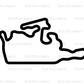 Reno-Fernley Raceway Course 'C' Sticker