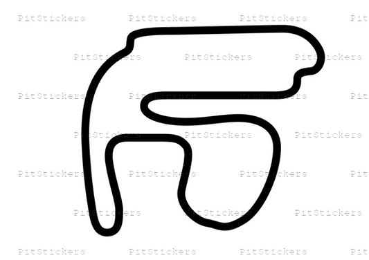 Rockingham International Super Sports Car Circuit Sticker