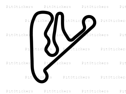 Rudskogen Motorsenter Circuit Sticker