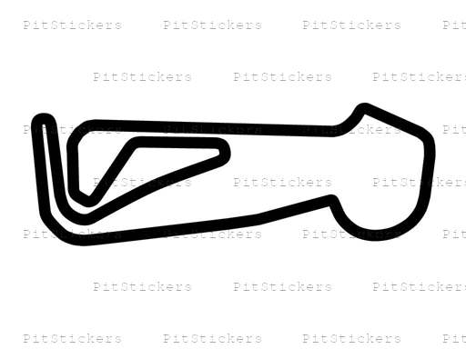 Snetterton Motor Racing Circuit 300 Sticker