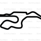 Sonoma Raceway (Infineon) Indy Course Sticker