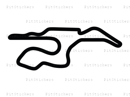 Sonoma Raceway (Infineon) Indy Course Sticker