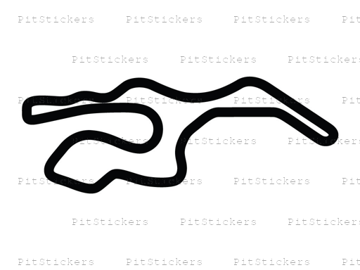 Sonoma Raceway (Infineon) Long Circuit Sticker