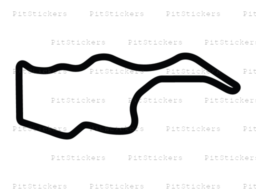 Sonoma Raceway (Infineon) NASCAR Course Sticker