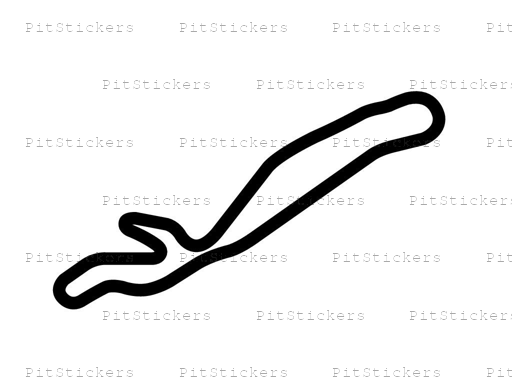 Spokane Raceway Park Long Road Course Sticker