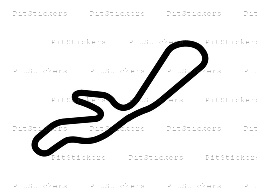 Spokane Raceway Park Short Road Course Sticker