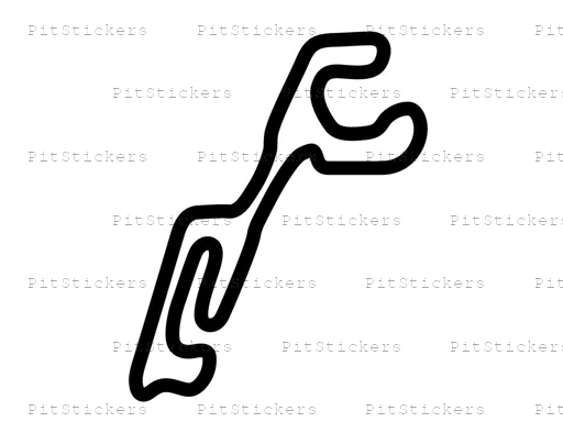 Sumas International Motorsports Academy Full Circuit Sticker