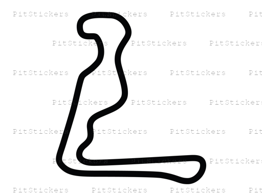 Summit Point Motorsports Park Extended Jefferson Circuit Sticker
