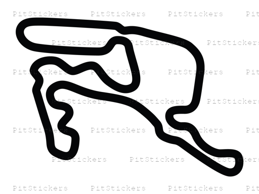 Summit Point Raceway Shenandoah Circuit Bike Sticker