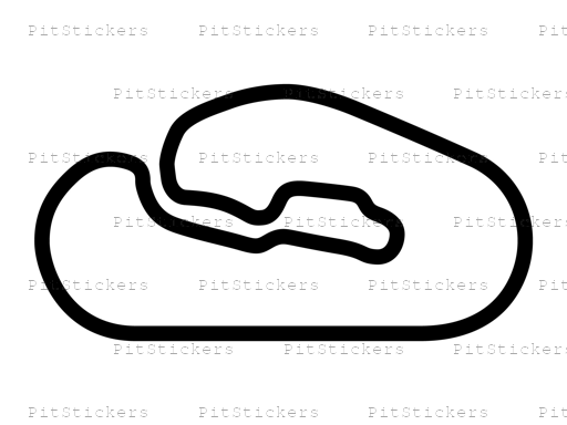 Talladega Superspeedway Road Course Sticker