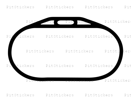 Texas Motor Speedway Oval Sticker