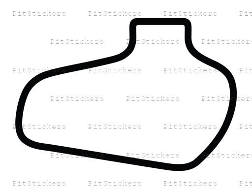 Texas World Speedway 1.0 Mile Sticker