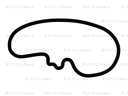 Texas World Speedway 1.9 Mile B Sticker
