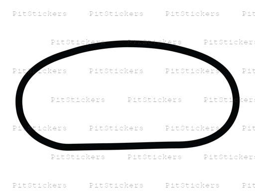 Texas World Speedway Oval Sticker
