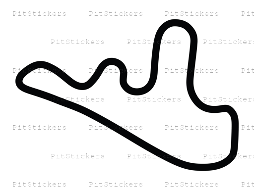 Thompson Motor Speedway Short Sticker
