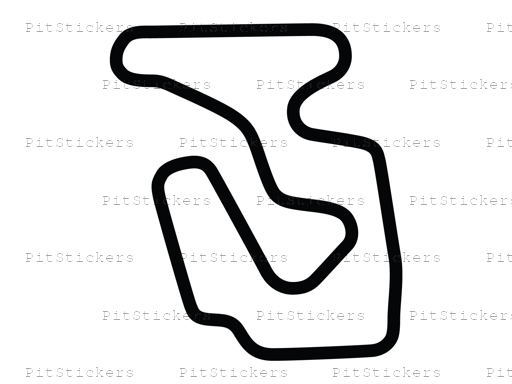 Utah Motorsports Campus East Course Sticker