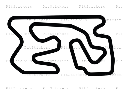 Utah Motorsports Campus Full Course Sticker