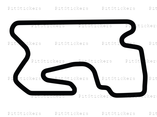 Utah Motorsports Campus Outer Course Sticker