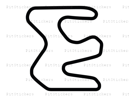 Utah Motorsports Campus West Course Sticker