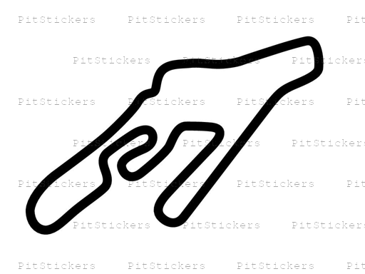 Vallelunga Circuit Sticker